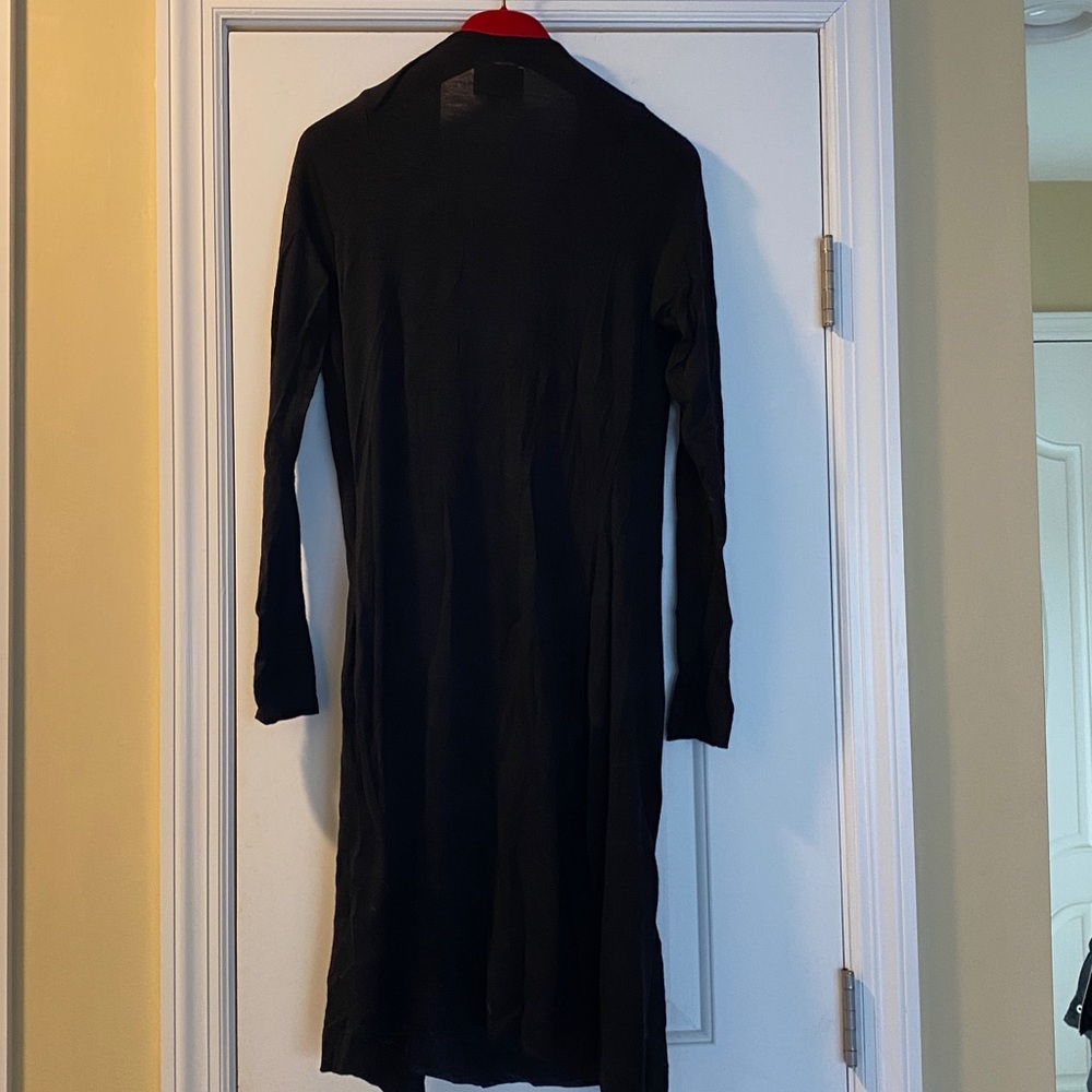 Vivienne Westwood Thin Wool Silk Combination Dress Logo Buttons Black - Picture 4 of 11